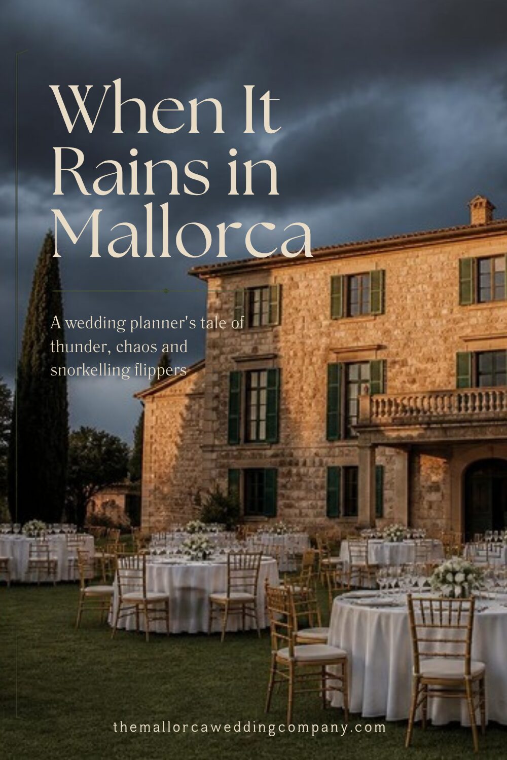 When It Rains in Mallorca: a wedding planner’s tale of thunder, chaos and snorkelling flippers